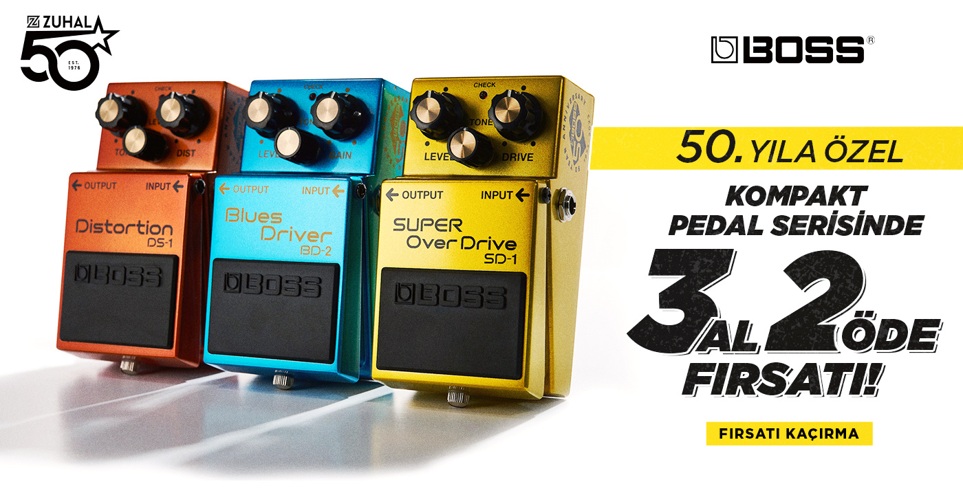 BOSS Pedallarda 3 AL 2 ÖDE